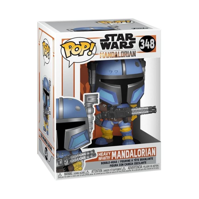 Star Wars The Mandalorian POP! TV Vinyl Figure Heavy Infantry Mandaloria 9 cm