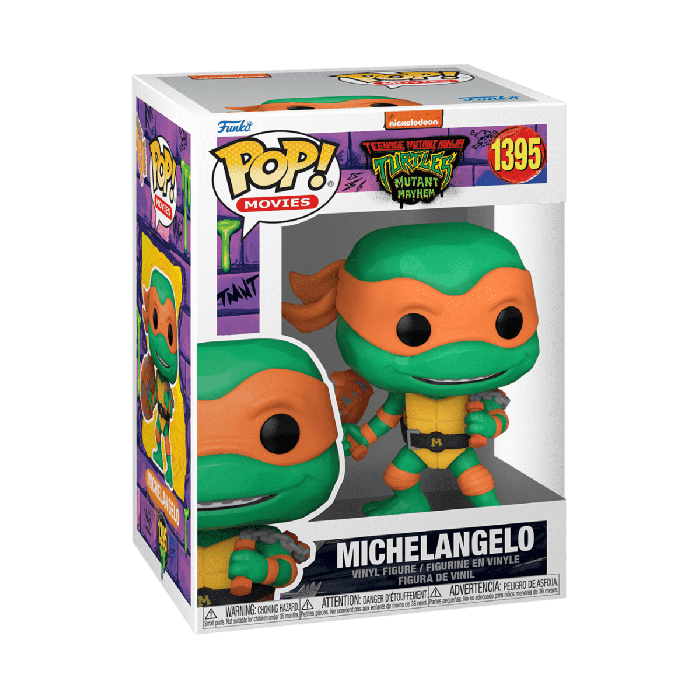 Teenage Mutant Ninja Turtles POP! Movies Vinyl Figure Michelangelo 9 cm