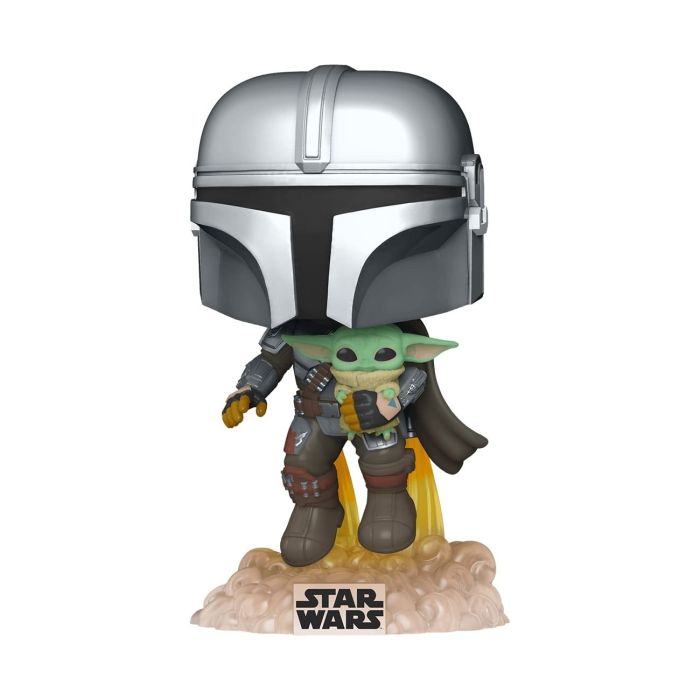 Star Wars The Mandalorian POP! TV Vinyl Figure Mando Flying w/ Jet Pack 9 cm