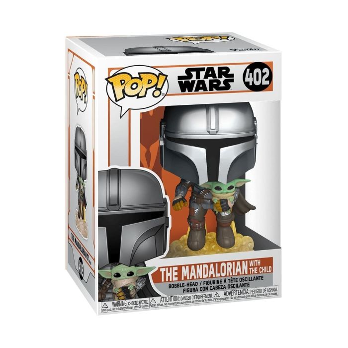 Star Wars The Mandalorian POP! TV Vinyl Figure Mando Flying w/ Jet Pack 9 cm