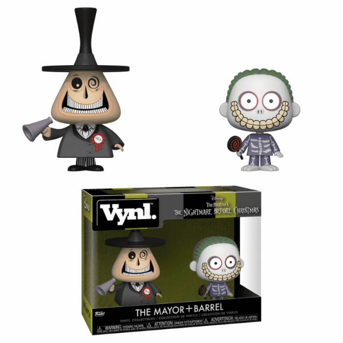 Funko VYNL: The Nightmare Before Christmas - The Mayor & Barrel 2-Pack
