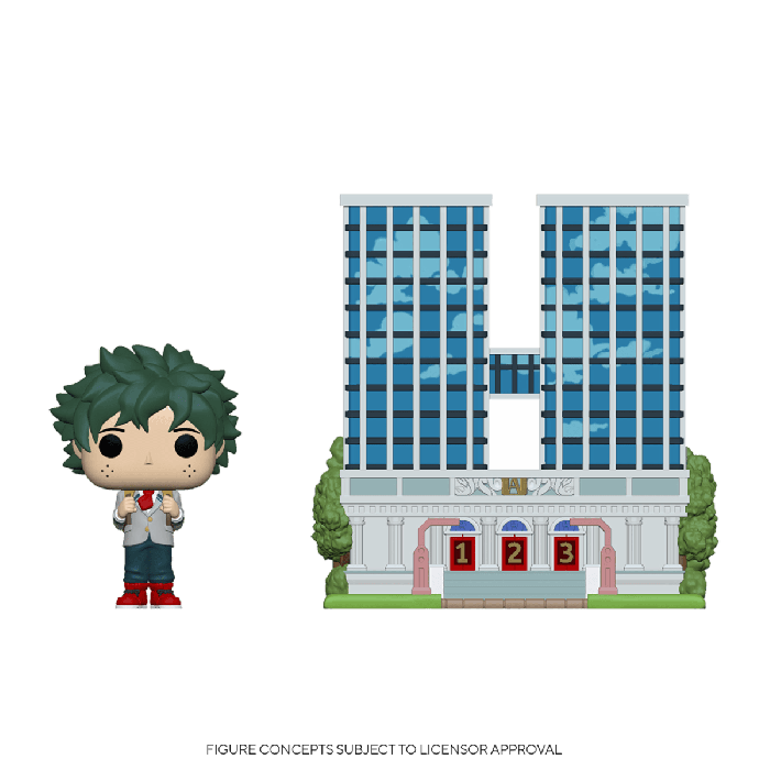 U.A. High School with Deku in Uniform - Funko Pop! Town - My Hero Academia