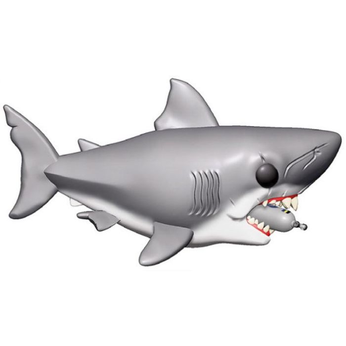 Jaws Oversized POP! Movies Vinyl Figure Jaws with Diving Tank 15 cm 