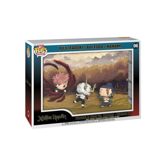 Jujutsu Kaisen POP Moments Vinyl Figures Itadori & Todo vs Hanami 9 cm