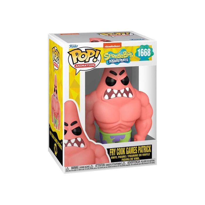 SpongeBob SquarePants 25th Anniversary POP! Vinyl Figure Patrick w/Muscles 9 cm