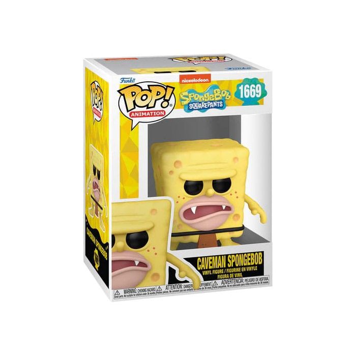 SpongeBob SquarePants 25th Anniversary POP! Vinyl Figure Caveman SB 9 cm