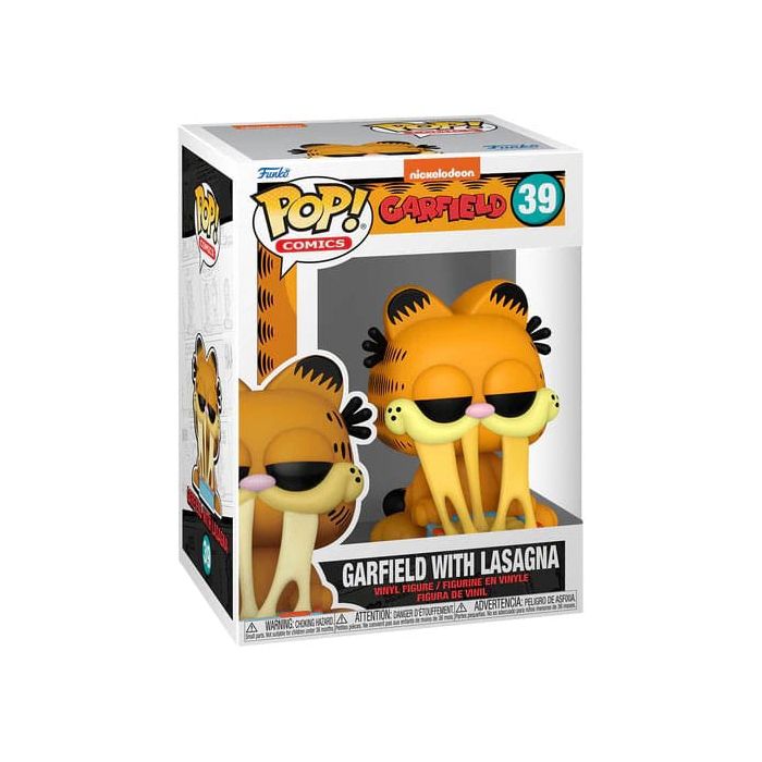 Garfield POP! Comics Vinyl Garfield w/Lasagna Pan 9 cm 
