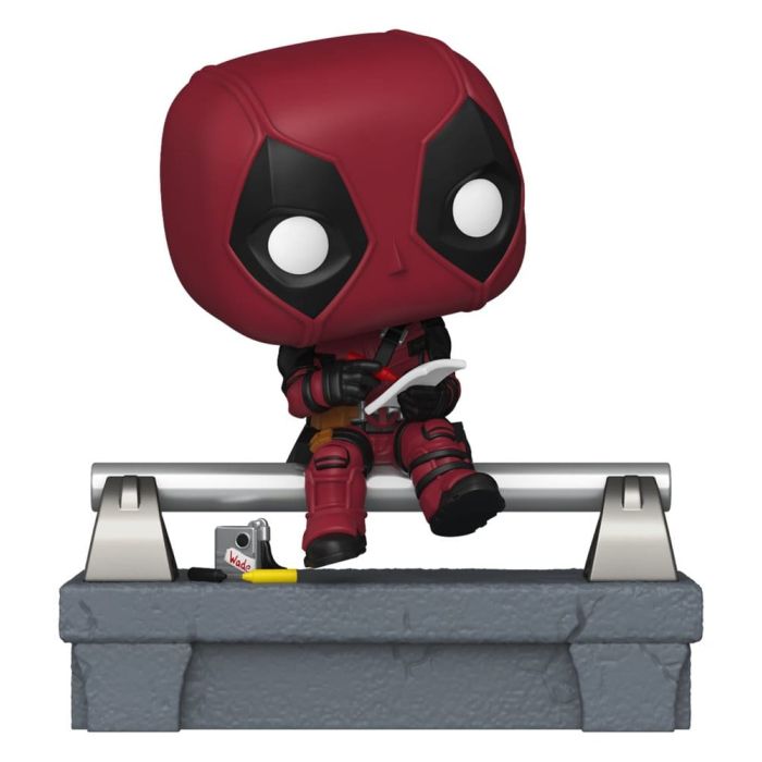 Marvel POP! Deluxe Vinyl Figure Deadpool on Bridge 9 cm
