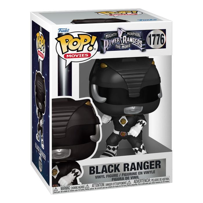 Mighty Morphin Power Rangers: The Movie POP! Movies Vinyl Figures Black Ranger 9 cm