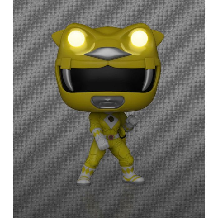 Mighty Morphin Power Rangers: The Movie POP! Movies Vinyl Figures Yellow Ranger (GITD) 9 cm
