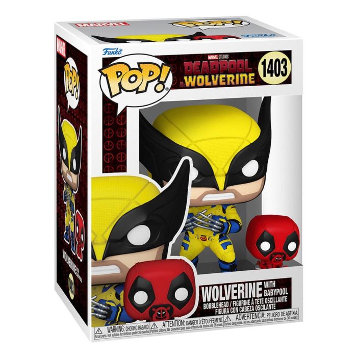 Deadpool 3 POP & Buddy! Vinyl Figure Wolverine w/ Babypool 9 cm 