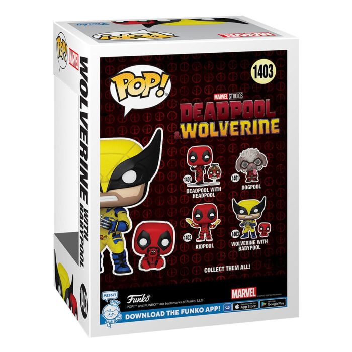 Deadpool 3 POP & Buddy! Vinyl Figure Wolverine w/ Babypool 9 cm 