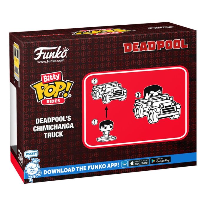 Marvel POP! Rides Vinyl Figure Deadpool w/Chimichanga Truck 2,5 cm 