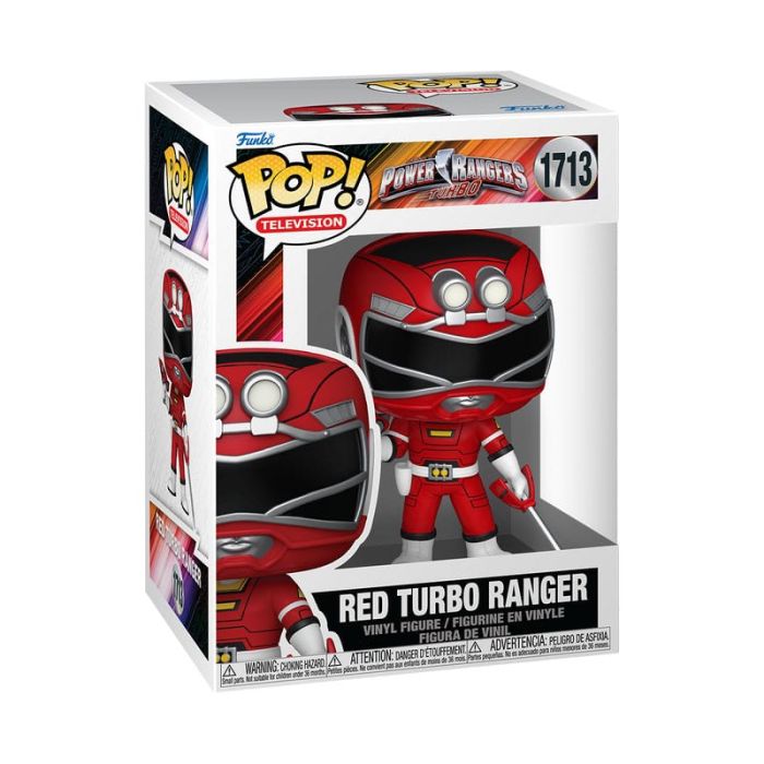 Power Rangers Generations (Tommy) POP! Movies Vinyl Figures Turbo - Red Ranger 9 cm