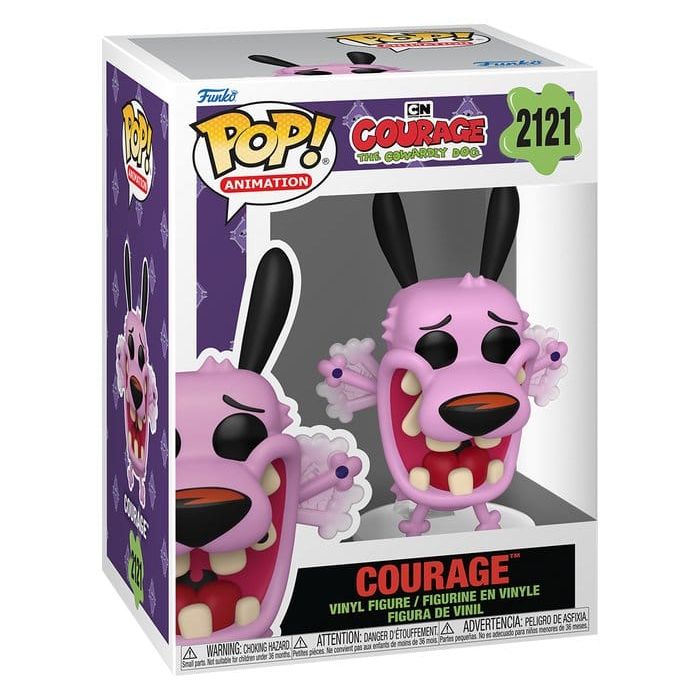 Courage the Cowardly Dog POP! Animation Vinyl Figures Courage 9 cm