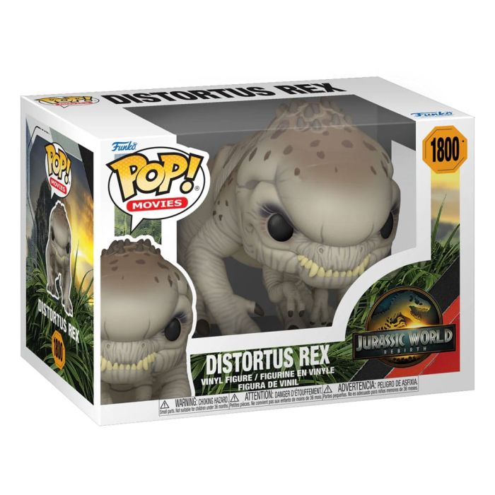 Jurassic World Rebirth POP! Movies Vinyl Figure Distortus Rex 9 cm