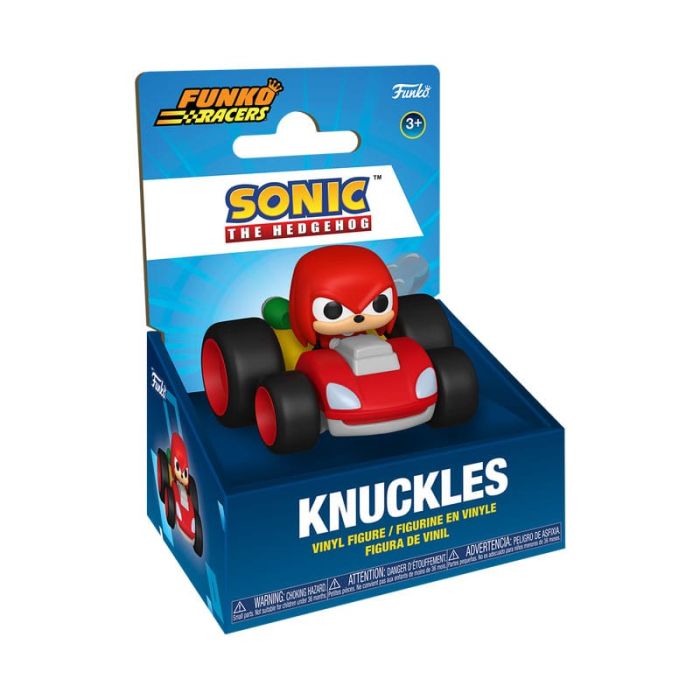 Sonic The Hedgehog Super Racers Diecast Figure Knuckles 5 cm