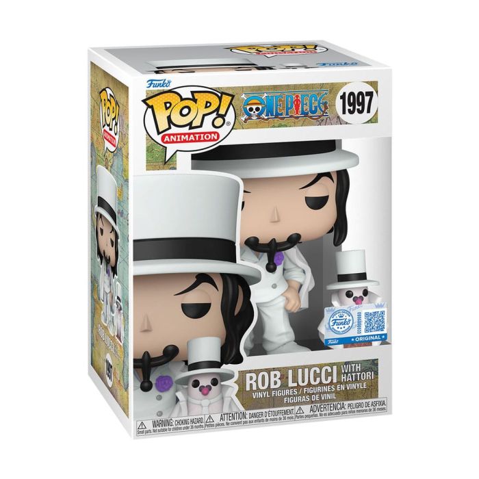 One Piece POP! Animation - Rob Lucci with Hattori