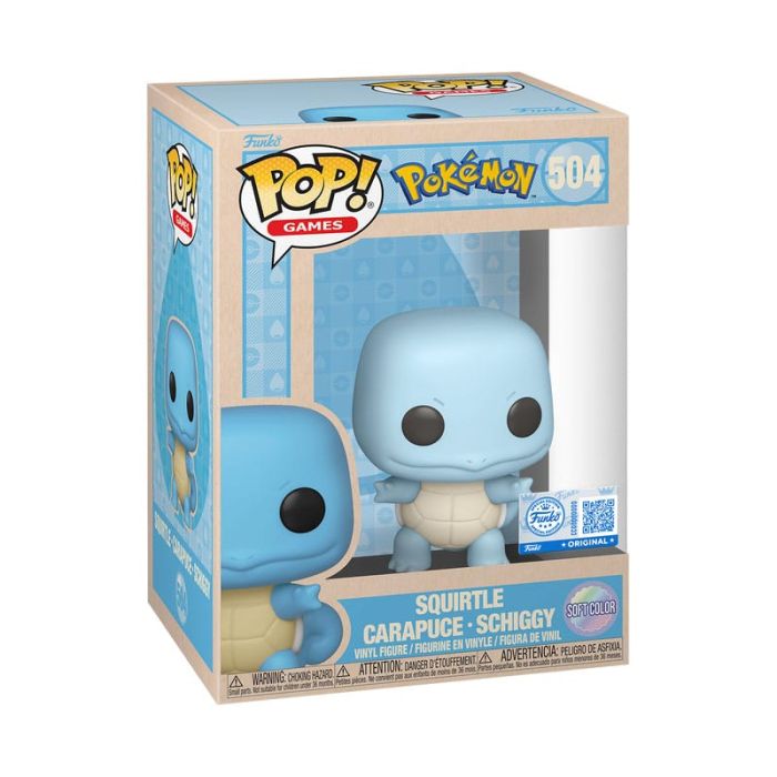 Pokémon POP! Games Vinyl Figure Squirtle (SftClr) 9 cm