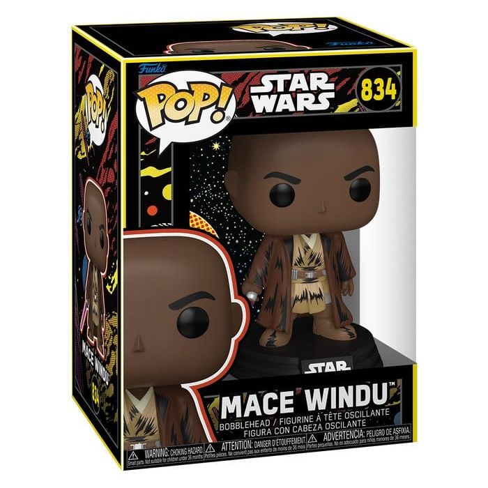 Star Wars: Mandalorian & Grogu POP! Vinyl Figure Mace Windu (Retro) 9 cm