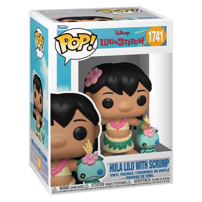 Lilo & Stitch POP! Vinyl Figure Hula Lilo with Scrump 9 cm
