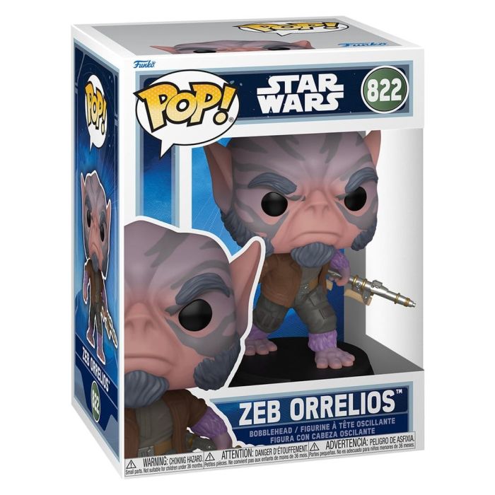 Star Wars: The Mandalorian and Grogu POP! Vinyl Bobblehead Figure Zeb Orrelios  9 cm