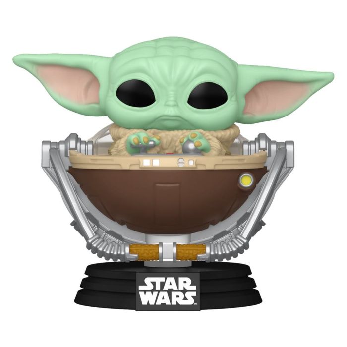 Star Wars: The Mandalorian and Grogu POP! Vinyl Bobblehead Figure Grogu in Pram 9 cm