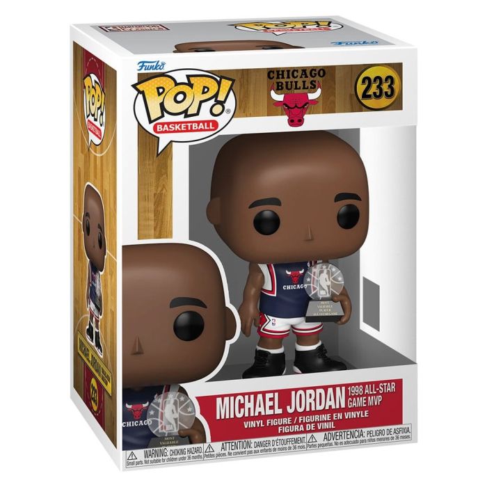NBA Legends POP! Sports Vinyl Figure Bulls- Michael Jordan (1998 ASG MVP) 9 cm