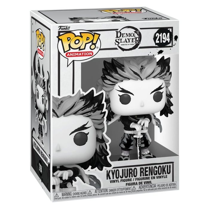 Demon Slayer: Kimetsu no Yaiba POP! Animation Vinyl Figures Rengoku(Sumi-Ink) 9 cm
