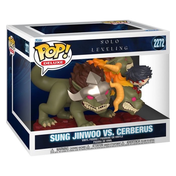 Solo Leveling POP! Deluxe Vinyl Figure Jinwoo Vs Cerberus 9 cm