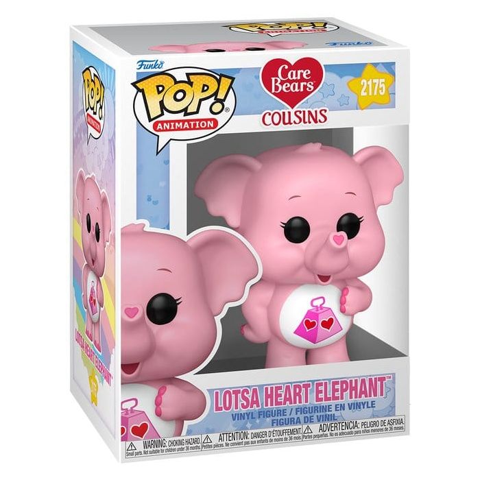 The Care Bears POP! Animation Vinyl Figure Lotsa Heart Elephant 9 cm
