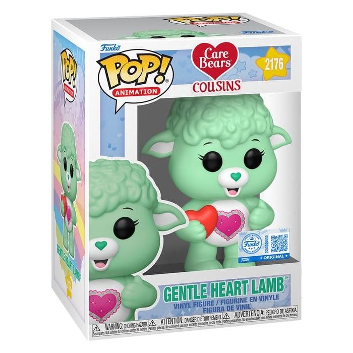 The Care Bears POP! Animation Vinyl Figure Gentle Heart Lamb 9 cm