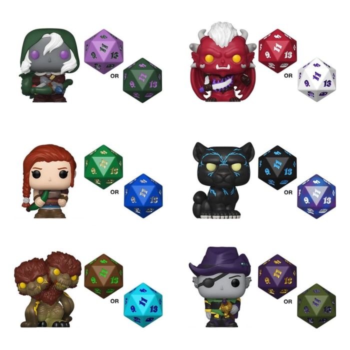Dungeons & Dragons Bitty POP! & Dice Mystery Series 1 (12)