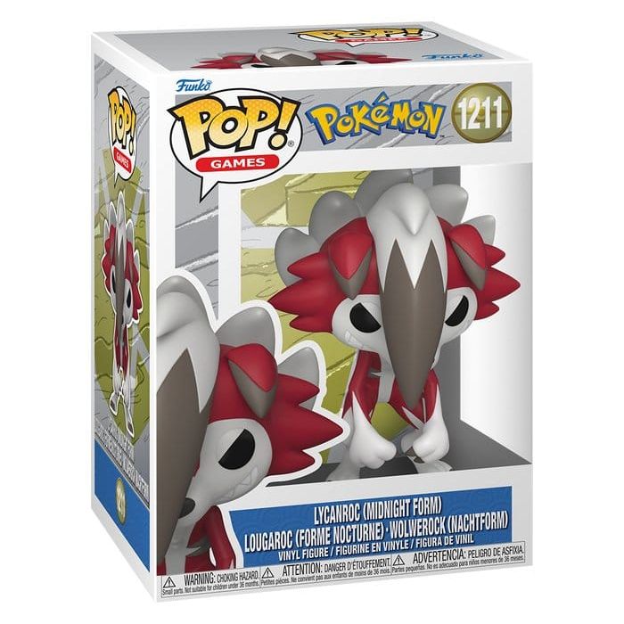 Pokémon POP! Games Vinyl Figure Lycanroc(Midnight) 9 cm