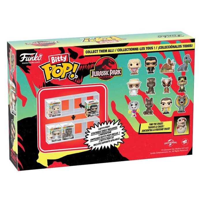 Jurassic Park Bitty POP! Vinyl Figure 4-Pack Mr. DNA 2,5 cm