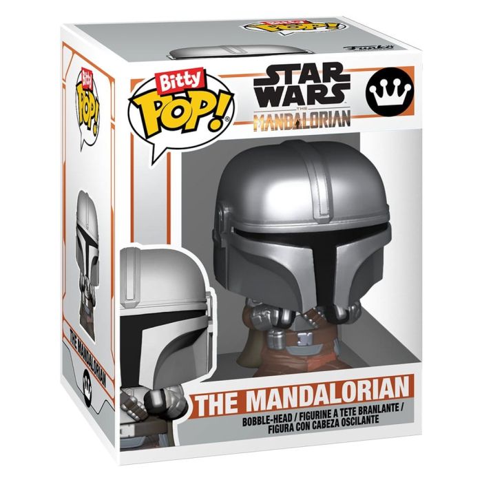 Star Wars Bitty POP! Ride Vinyl Figure N1 w/Mando 2,5 cm 