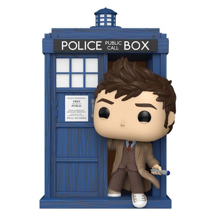 Doctor Who POP! Rides Deluxe Vinyl Tenth Doctor with TARDIS 9 cm