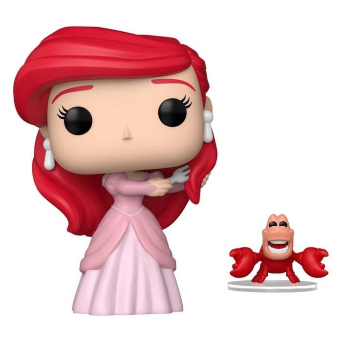 The Little Mermaid POP! Vinyl Figure S3 – Ariel with Sebastian 9 cm