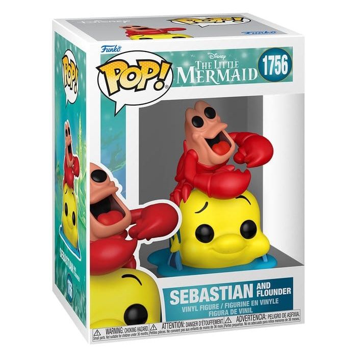 Disney POP! Vinyl Figure : TLM S3- Sebastian & Flounder 9 cm