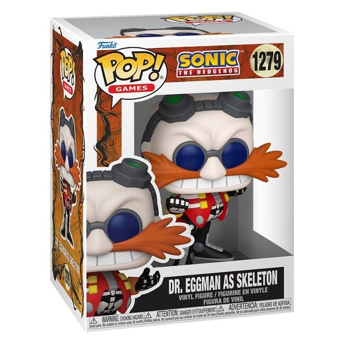 Sonic the Hedgehog POP! Games Vinyl Figure Skeleton Robotnik 9 cm