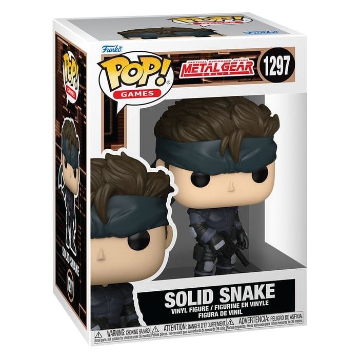 Metal Gear Solid POP! Games Vinyl Figure Solid Snake 9 cm