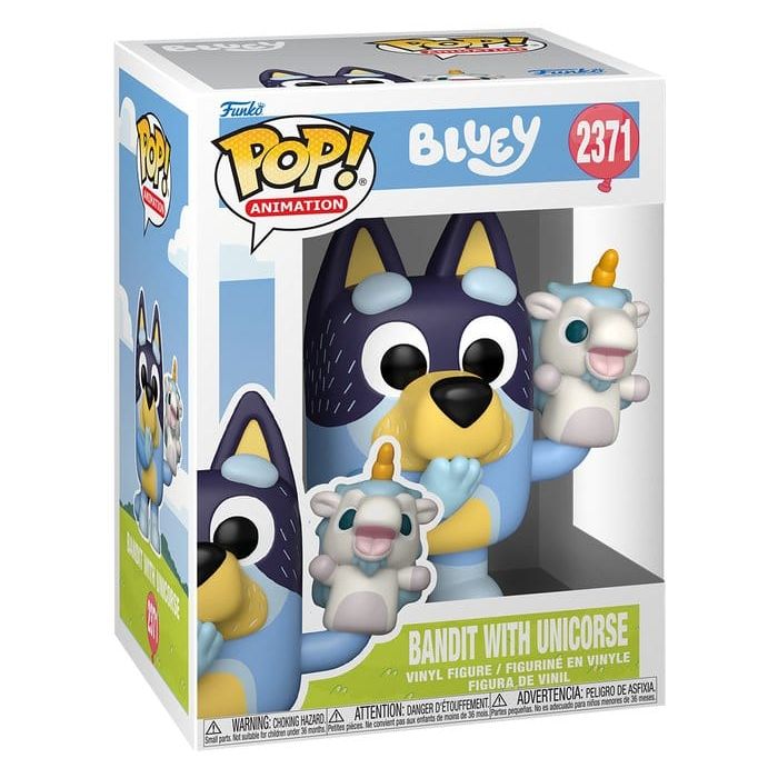 Bluey POP! Games Vinyl Figure Bandit w/Unicourse 9 cm