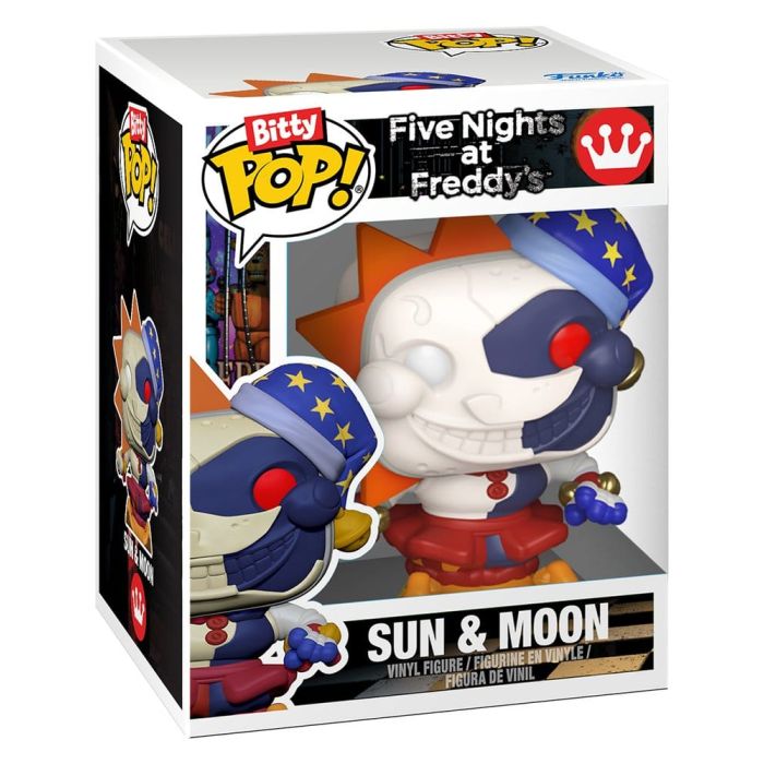 Five Nights at Freddy's Bitty POP! Vinyl Figure 2-Pack Withered Freddy & Sun & Moon 2 cm
