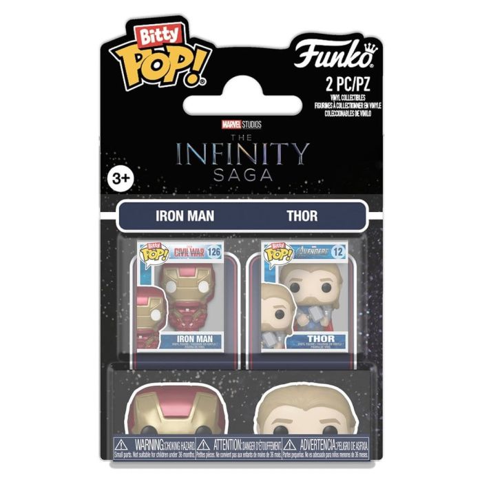 Marvel IS Bitty POP! Vinyl Figures 2-Pack IM & Thor 2 cm