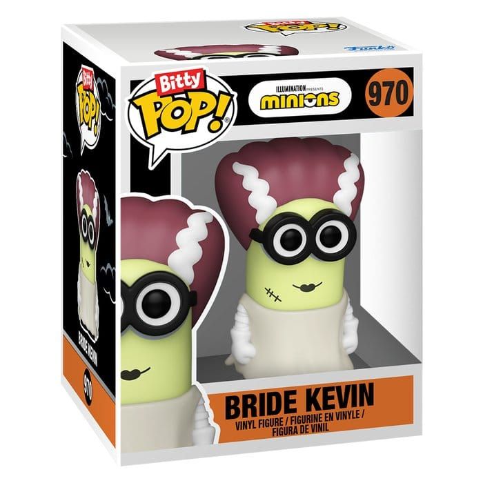 Minions Bitty POP! Vinyl Figures 2-Pack Bride Kevin & Eye, Matie 2 cm