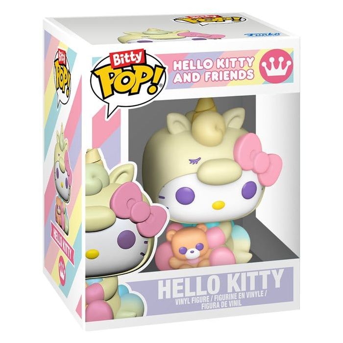 Sanrio Bitty POP! & Accessory Vinyl Figure 2-Pack Hello Kitty w/KCHN 2 cm