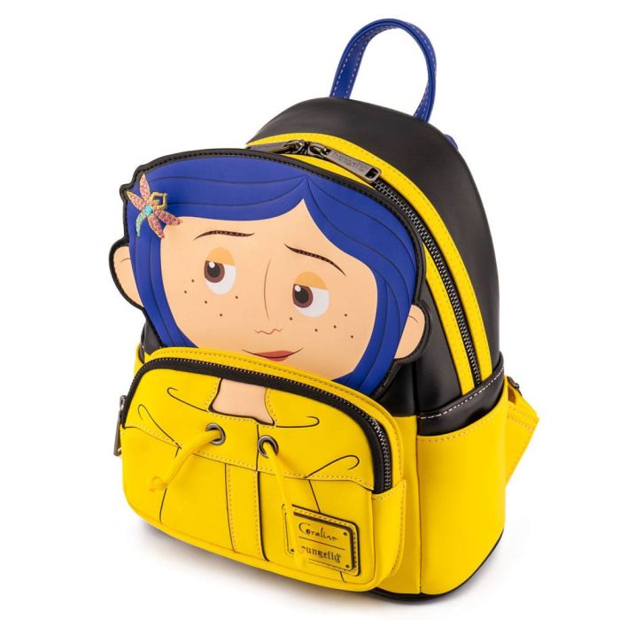 Coraline by Loungefly Backpack Laika Coraline Rain Coat Cosplay
