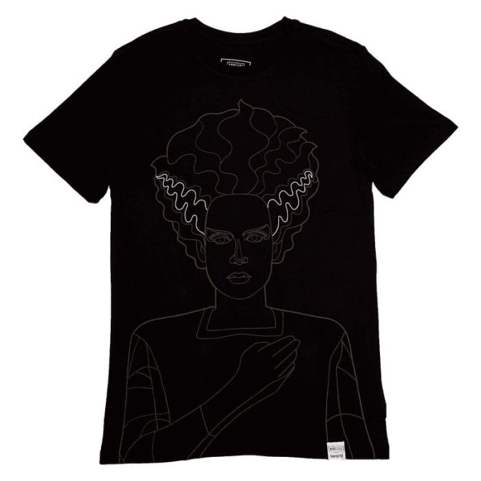 Universal Monsters by Loungefly Tee T-Shirt Unisex Bride of Frankenstein Size S