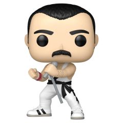 Queen POP! Rocks Vinyl Figure Freddie Mercury (white singlet) 9 cm
