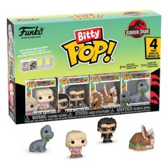 Jurassic Park Bitty POP! Vinyl Figure 4-Pack Triceratops 2,5 cm